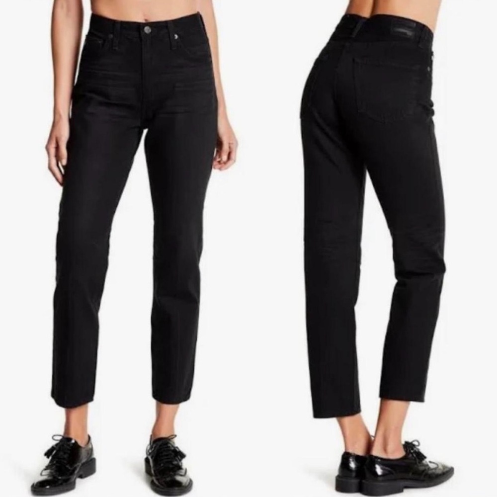 AG Adriano Goldschmied Black Ankle & Cropped Jeans